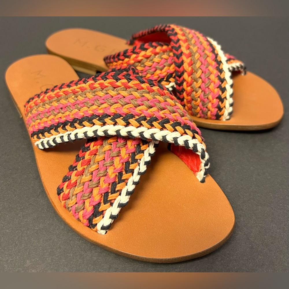 M. Gemi- The‎ Cecilia Sandals- Multi-Color, New without tags, Size: 36-1/2